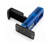 TIMBRO TASCABILE PERSONALIZZABILE - Autoinchiostrante, Compatto e Resistente - Ideale per Ufficio, Professionisti e Uso Quotidiano (Blu)