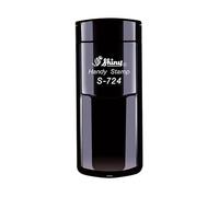 ► Timbro tascabile personalizzato Shiny S-724 - autoinchiostrante 58×22 mm, inchiostro nero, fino a 6 righe di testo - ideale per professionisti, medici e tecnici in mobilità - produzione rapida