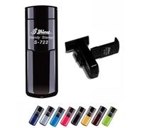 TIMBRO TASCABILE POCKET AUTOINCHIOSTRANTE + GOMMINA RESINA 38x14 mm PERSONALIZZATO shiny 722