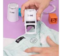 Timbro Vestiti Bambini Asilo Stamp by Me | Mine | Timbri Rotondo Nome Personalizzato Bambini per Abbigliamento a Inchiostro Permanente, 9 Disegni, Perfetto per Camicie e Uniformi Scolastiche
