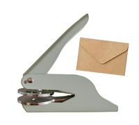 timbross per libri - timbross personalizzato, tim-bros per libri da 6,89 pollici - Macchina per goffratura portatile per carta, buste e inviti di nozze, tim-bros per ex libris personalizzato, strument