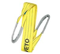 TIMCO 723684 - Imbracatura di sollevamento, 3000 kg, 3 tonnellate, 3 m x 90 mm, colore: Giallo