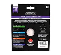 TimCo - Dischi abrasivi orbitali casuali, grana 180, 150 mm, colore: Rosso