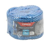 Timco General Purpose Blue Poly Rope in bobina per cavo di traino Disegna ogni