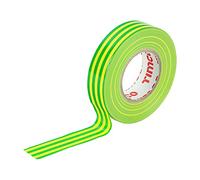 TIMCO ITGYSTRIPE - Nastro isolante in PVC, 25 m x 18 mm, verde e giallo