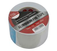 Timco - Nastro in foglio di alluminio (dimensioni 45 m x 75 mm - 1 ciascuno)