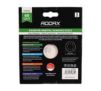 TIMCO Random - Dischi abrasivi orbitali, grana 60, 125 mm, colore: Rosso