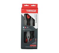 TIMCO Set di cacciaviti, misure assortite, 4 cacciaviti, manici ergonomici per una presa extra morbida, punte magnetiche per facilitare l'installazione
