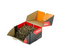 TIMCO Solo - Confezione da viti per legno, 5,0 x 80 mm, colore: Oro