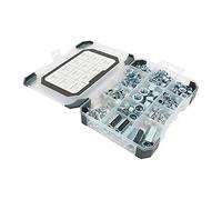 TIMCO TRAY540 - Vassoio per dadi in zinco, 243 pezzi