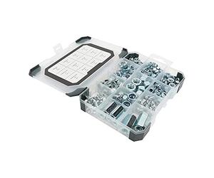 TIMCO TRAY540 - Vassoio per dadi in zinco, 243 pezzi