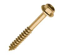 TIMCO Vite a testa esagonale flangiata avanzata, punta a taglio, 6,0 x 50, confezione da 100 (650SCSY)