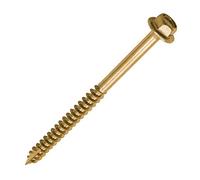 TIMCO Viti avanzate a testa cilindrica | Testa esagonale | Punto di taglio | Giallo | 6.0 x 80 | Scatola da 100 (680SCSY)