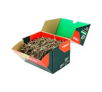 TIMCO - Viti C2 Strong-Fix multiuso Premium - Doppia svasata - Oro - Doppia filettatura angolare per prestazioni ottimali - 5,0 x 50 - Scatola da 1000 pezzi
