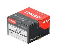 TIMCO Viti nere a testa grossa per cartongesso, 3,5 x 32