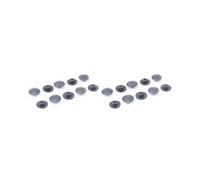 Timcryxient 2 set di 10 pz copertura cuffia bicicletta tappo a vite cambio fisso bici da strada M6 tappo a vite