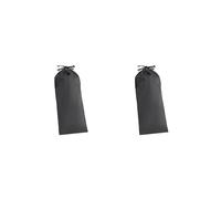 Timcryxient 2 set di borse portaoggetti in nylon con coulisse per altre attrezzature treppiedi bastoncini da trekking 15 x 35 cm nero