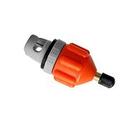 Timcryxient Adattatore per valvola dell'aria Convertitori di gonfiaggio Tavola SUP Parte barca gonfiabile Convertitore pompa resistente all'usura Collegare componente arancione