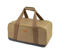 Timcryxient Borsa per accessori per barbecue con sacchetto separatore per campeggio all'aperto, colore sabbia da viaggio, color sabbia, 48x28.5x22cm