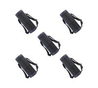 Timcryxient Borsa termica per bottiglia d'acqua, borsa a tracolla regolabile, borsa da campeggio, tipo 2, colore blu, Set da 5 (blu), tipo 1