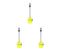 Timcryxient Custodia impermeabile trasparente attrezzatura da campeggio funzionale scatola di immagazzinaggio forniture per il nuoto accessori esterni Snorkling Container rosso, Set da 3 (giallo), as