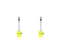 Timcryxient Custodia impermeabile trasparente attrezzatura da campeggio funzionale scatola di immagazzinaggio forniture per il nuoto accessori esterni Snorkling Container rosso, Set da 2 (giallo), as
