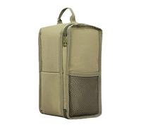 Timcryxient Lanterna a gas per il trasporto, grande capacità, custodia protettiva per luce da campeggio, Verde scuro, 27 cmx13 cm