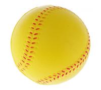 Timcryxient Palla da baseball per allenamento sportiva, gioco di squadra, softball elastico, 9 cm, giallo