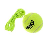 Timcryxient Palla da tennis elastica in gomma con corda per allenatore di tennis, verde