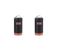 Timcryxient Serbatoio del gas Borsa di stoccaggio Multi-funzione Portatile per Outdoor Backpacking S Nero, Set da 2 (nero M), M, come descrizione