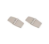 Timcryxient Set di 2 cerniere per porte in acciaio inox 316 con cerniera per barca, yacht, camper