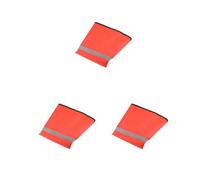 Timcryxient Set di 3 borse da immersione pieghevoli borsa da pesca grande capacità leggera coulisse multifunzionale ARA contenitori ampia applicazione arancione