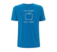 Time 4 Tee Sam Fender T Shirt That Sound British Singer Leave Fast Gig Music Tshirt Blu elettrico M