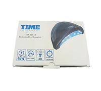 TIME EQUIPMENT Lampada UV/LED Professionale, 48 Watt, Certificata in Italia, per Asciugatura Gel e Smalti Semipermanenti
