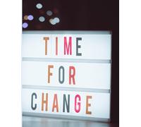 Time for Change: Lined Journal for Thoughts & Goals - 80 pages notebook