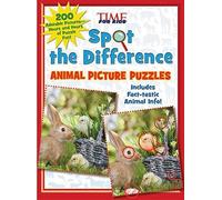 TIME For Kids Magazine Spot the Difference Animal Picture Puzzles (Tascabile)