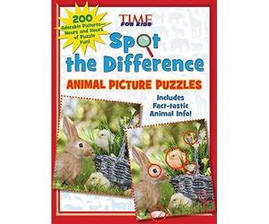 TIME For Kids Magazine Spot the Difference Animal Picture Puzzles (Tascabile)