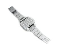 Time for Machine - Orologio Time Creator - Puzzle 3D, Kit di Modellazione 3D, Kit FAI DA TE, Orologio LED, Acciaio Inox Lucido, moderno