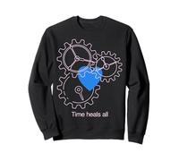 Time Heals all Heart & Gears, Design Neon Felpa