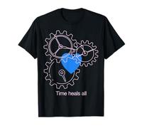 Time Heals all Heart & Gears, Design Neon Maglietta