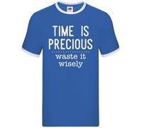 Time Is Precious,Scorie It Wisely - Uomo Suoneria - Slogan Divertente Regalo