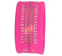 Time-It - Zero A9 - Montre Mixte - Quartz Digital - Bracelet Caoutchouc Rose