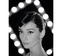 Time Life Audrey Hepburn - Stampa su tela, 40 x 50 cm, in poliestere, multicolore, 40 x 50 x 3,2 cm
