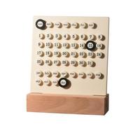 Time Piece Calendar 2025, Calendario, Calendario2025, Calendario da tavolo, Calendario perpetuo cerchiato Calendario lazo fai da te fatto a mano, Calendario perpetuo riutilizzabile Den Desktop Ornamen