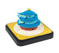 Time Piece Calendar 2026, Roman Colosseum Calendar, 3D Paper Carving Art Memo Pad with DIY Tear Away Page for Office Desk Decor Home Decoration Holiday (Temple of Heaven-S)