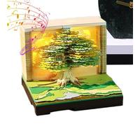 Time Piece Calendario 2026 - Blocco note 3D | Taccuino decorativo a strappo per assistenti d'ufficio, studenti, insegnanti, freelance, comodino da toeletta