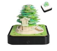 Time Piece Kalender 2026-3D Kalenders | Schnitz Memoblock Kalender | Englische Version, Ästhetische 3D Papier Schnitzdekoration Für Studentenzimmer Zuhause Lernbereich | Schreibtisch Schlafzimmer