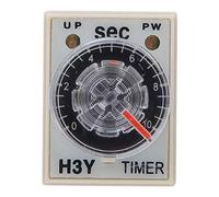 Time Relay H3Y - 2 8 Pin Relè Temporizzato Regolabile 0-10s 24VDC - Alta Precisione e Performance Stabili per Elettrodomestici e Controllo Industriale (24 V CC)