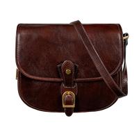 Time Resistance Borsa a Tracolla in Pelle - Borsa a Tracolla - Borsa Piccola ed Elegante da Donna