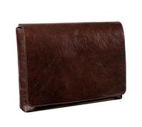 Time Resistance Borsa Messenger - Borsa a Tracolla in Pelle con Tracolla Regolabile